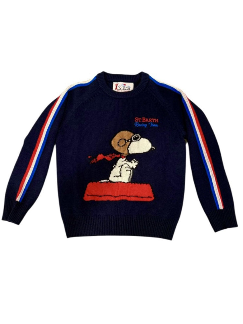 Kids Multi Color Graphic Sweater 1