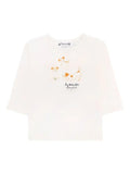 Baby Boy White Graphic T-Shirt 1