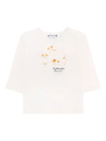 Baby Boy White Graphic T-Shirt 1