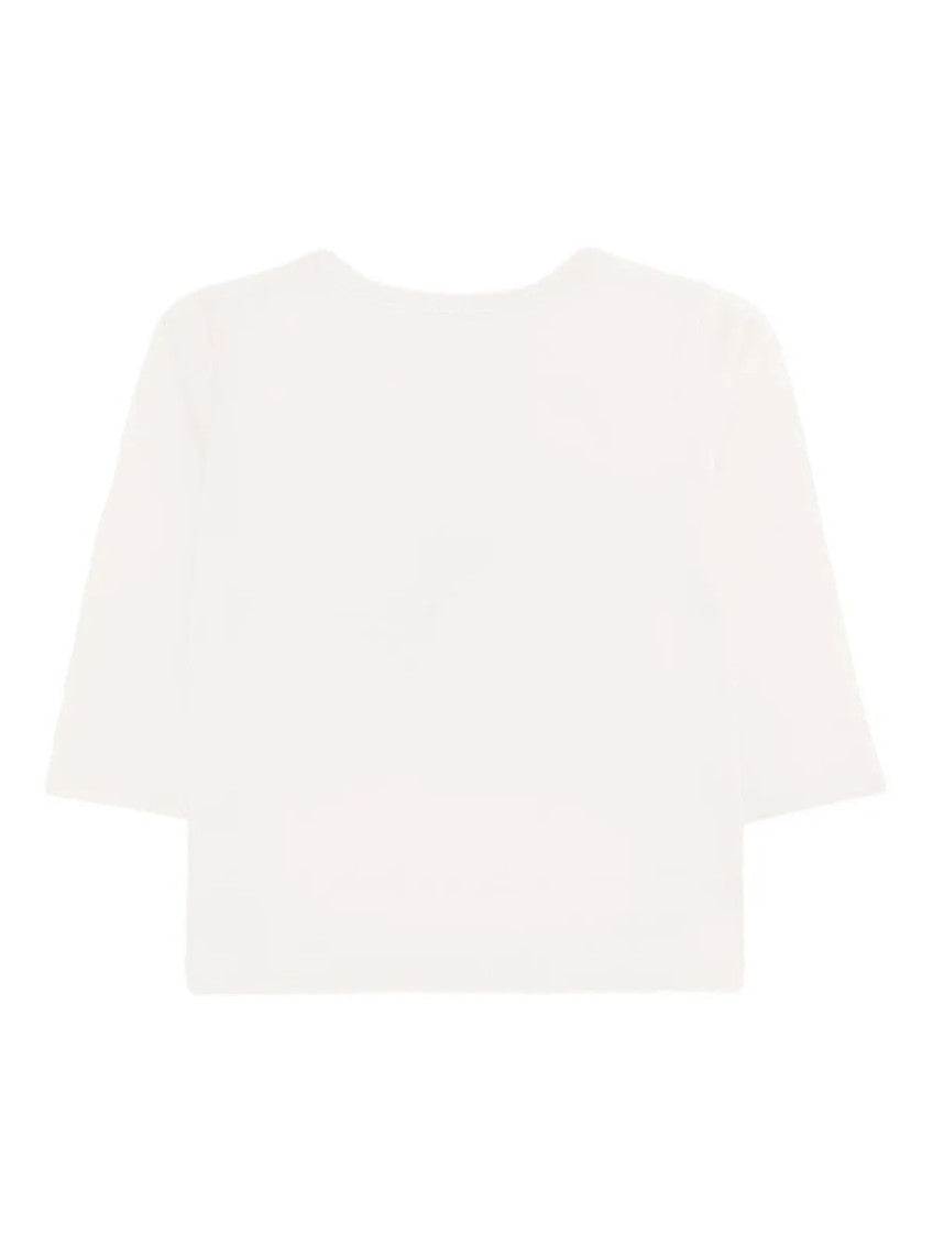 Baby Boy White Graphic T-Shirt 2