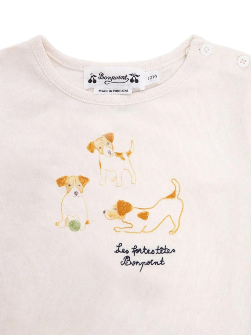 Baby Boy White Graphic T-Shirt 3