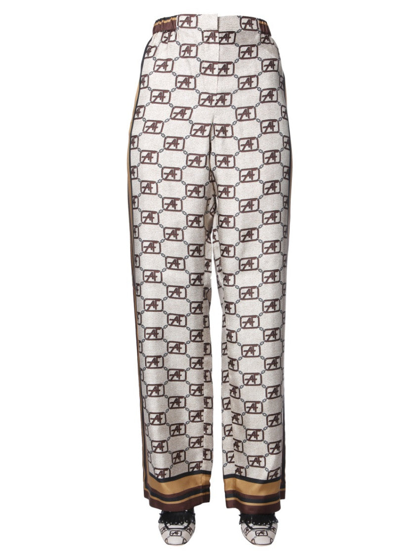 Beige Slim Flat Front Pant 1