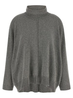 Grey Knitted Turtle Neck Sweater 1