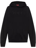 Black Rhinestone Logo Hoodie 1