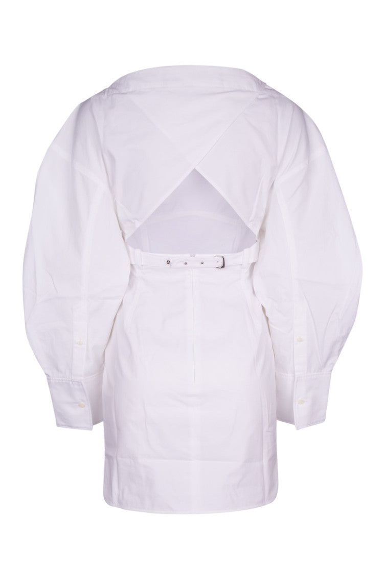 White Short Chemise Dress 2
