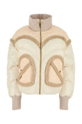 Beige Quilted Jacket 1