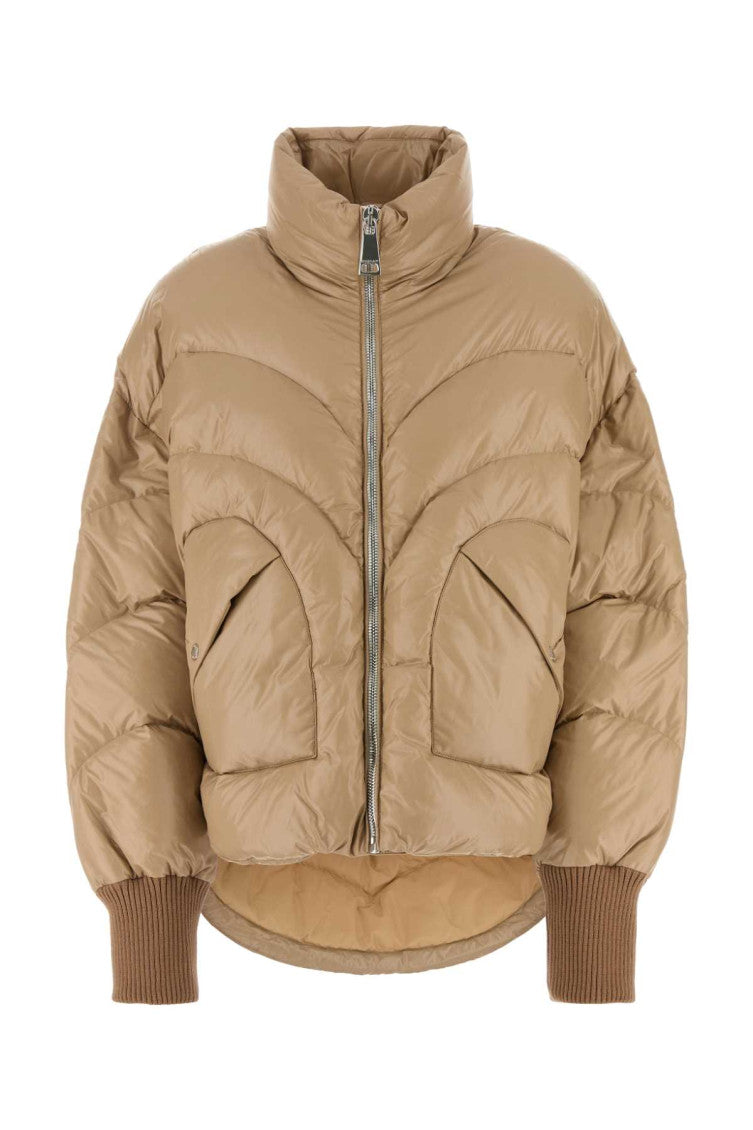 Beige Quilted Jacket 1