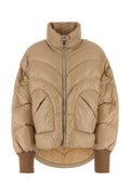Beige Quilted Jacket 1