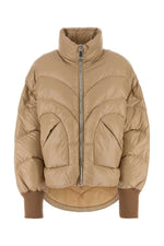 Beige Quilted Jacket 1