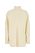 Beige Turtleneck Top 1