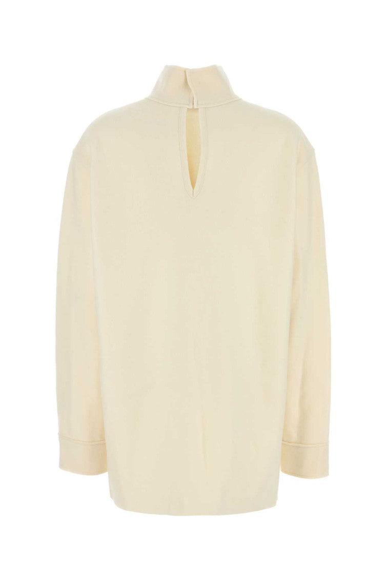 Beige Turtleneck Top 2