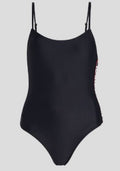 Black Black Essential Logo Swimsuit 1