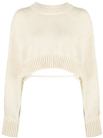 Off White Off white Cropped Wool Sweater 1
