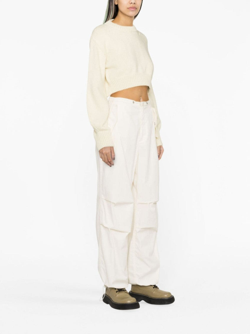 Off White Off white Cropped Wool Sweater 2