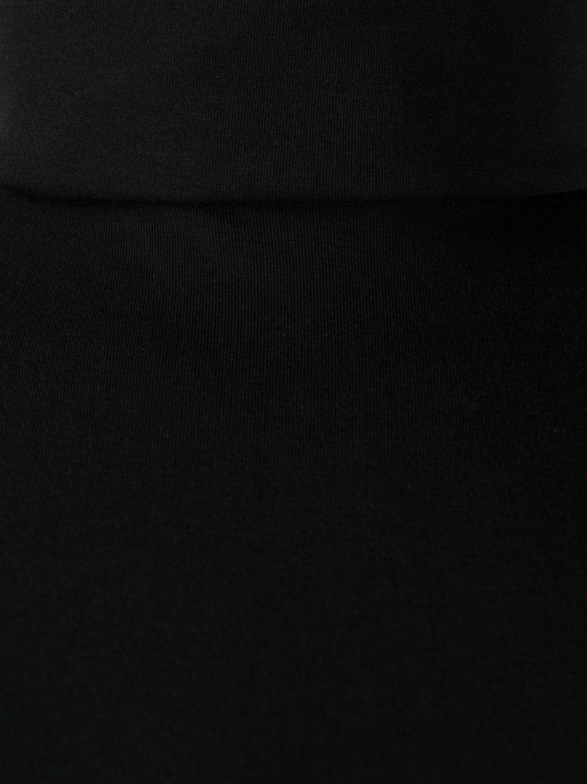 Black High Neck Viscose Bodysuit 3