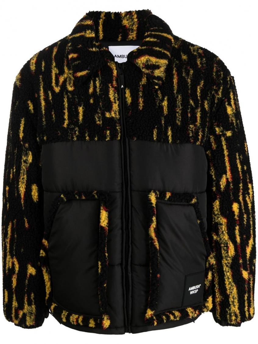 Black Teddy-effect Jacket 1