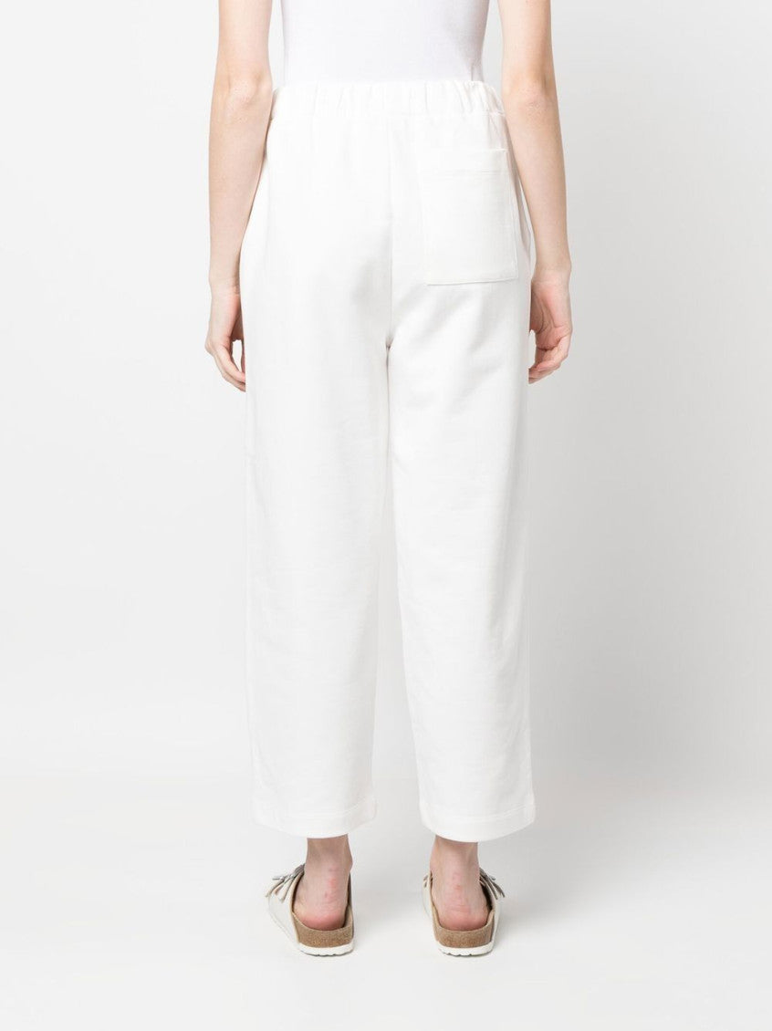 White Smiley Logo Sweatpants 2