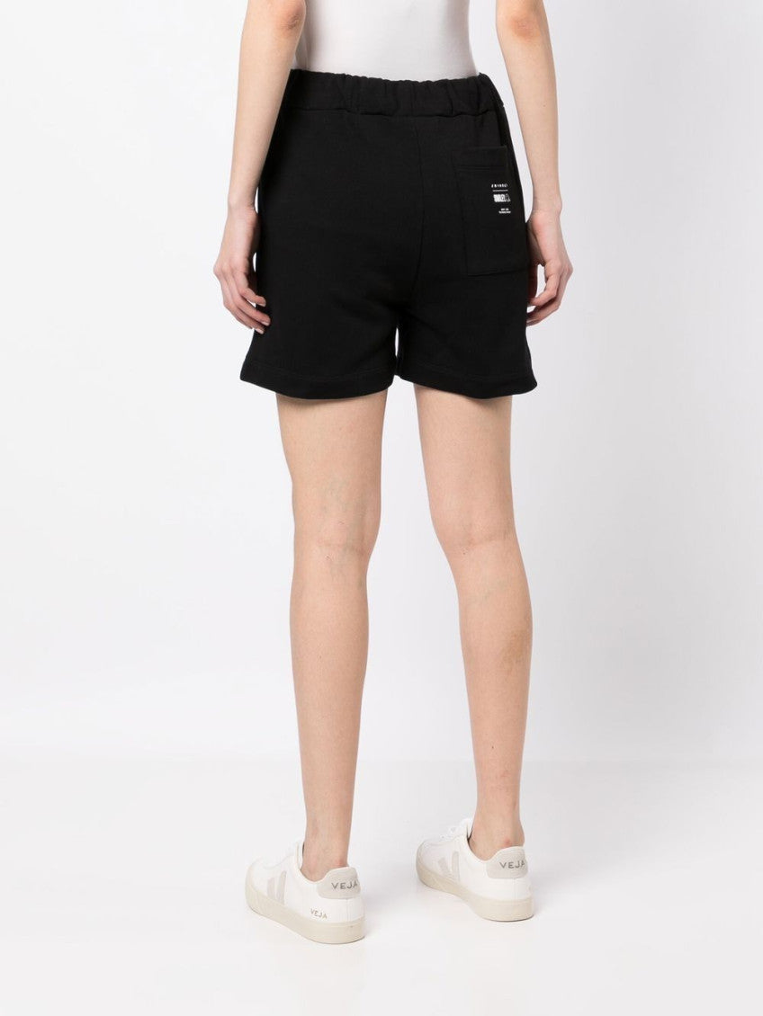 Black Smiley Logo Shorts 5