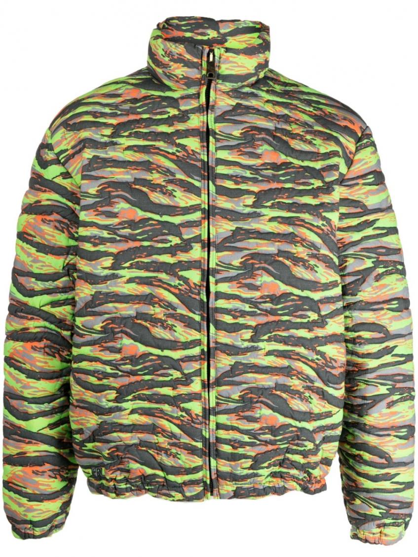 Multicolor Printed Quilted Jacket 2