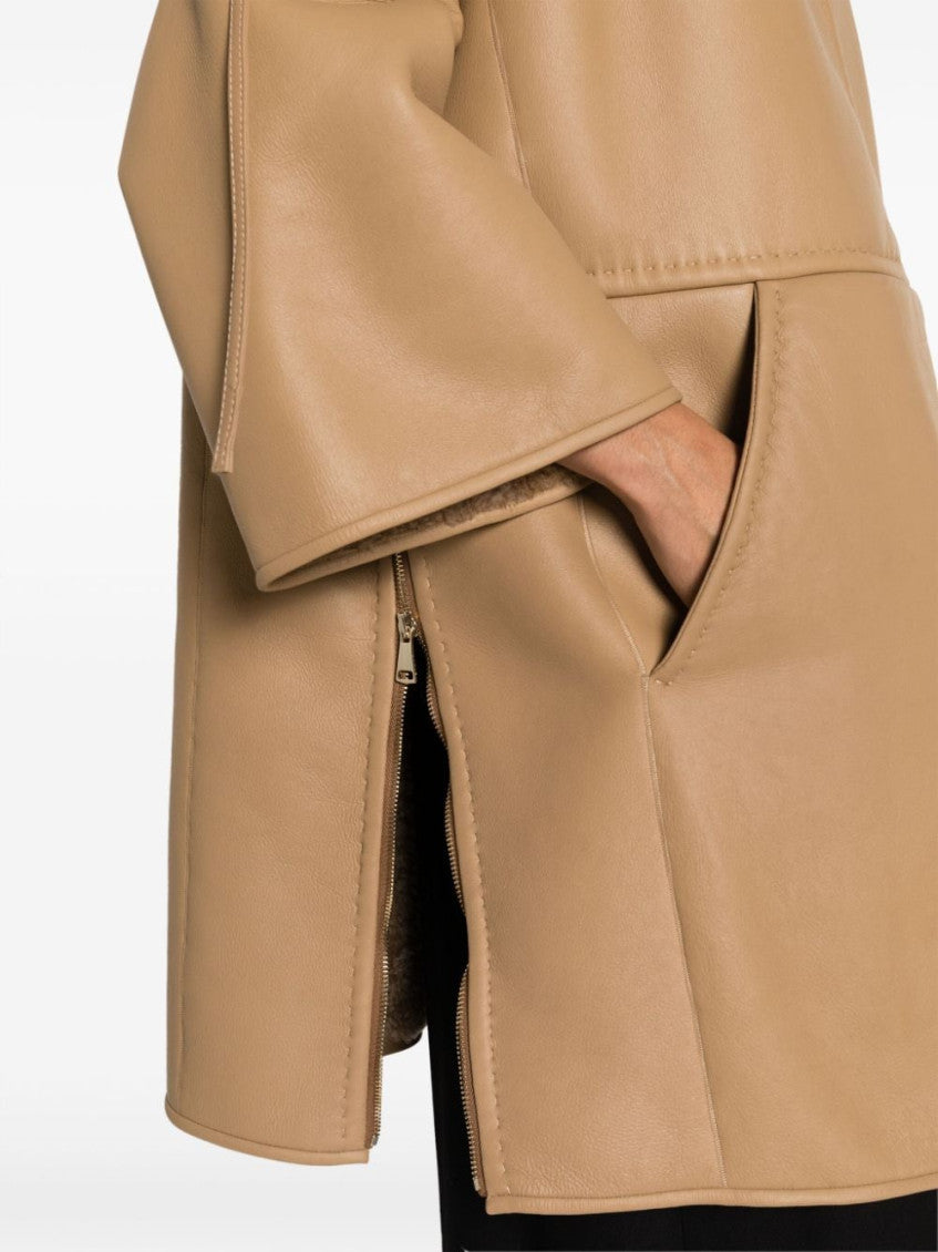Brown Leather Coat 2