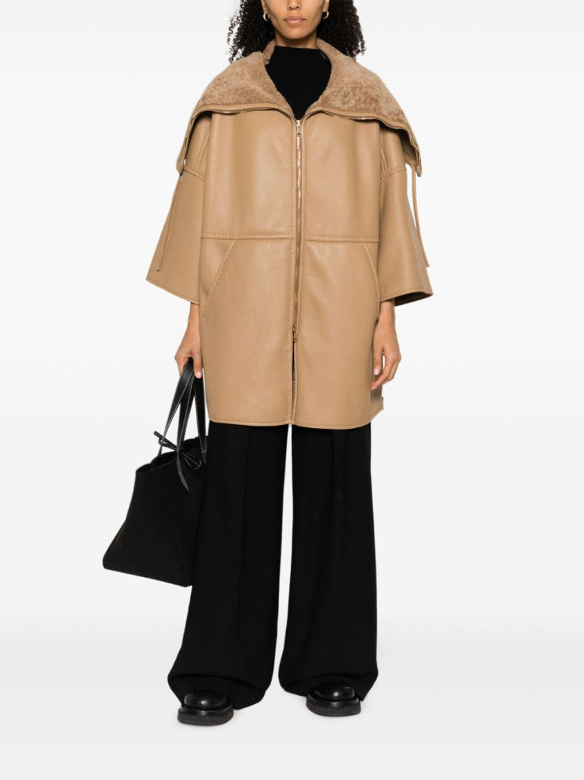 Brown Leather Coat 3