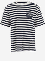 Multicolor Striped Logo T-Shirt 1