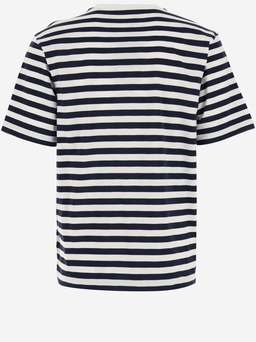 Multicolor Striped Logo T-Shirt 3