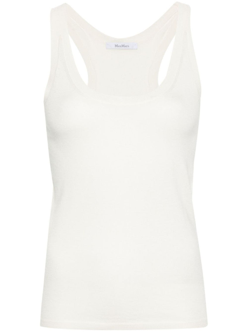 White Wool Tank Top 1