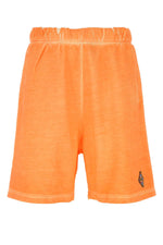Orange cotton bermuda shorts 1
