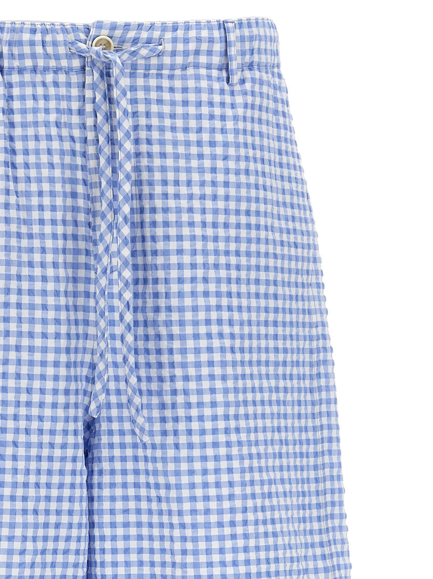 Light Blue 'vichy' bermuda shorts 3