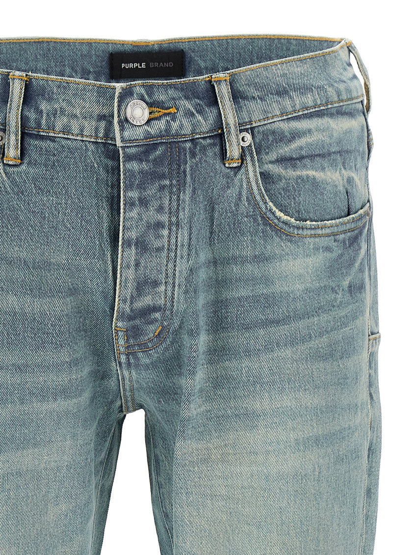 Light Blue 'P004 Pinner Coated Vintage' jeans 3