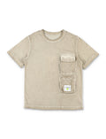 Girls Beige Cotton T-Shirt 1