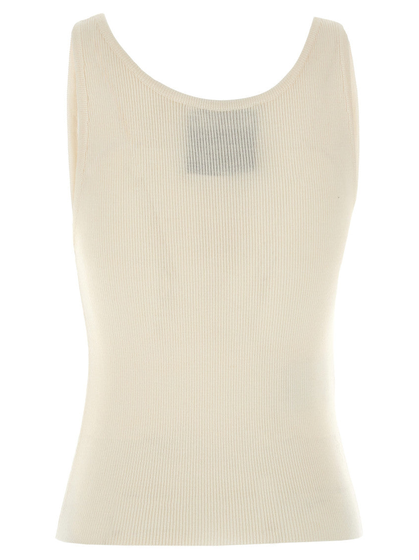 White Knit top 2