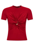 Red 'Safety Pin' top 1
