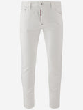 White Skater slim-fit jeans 1