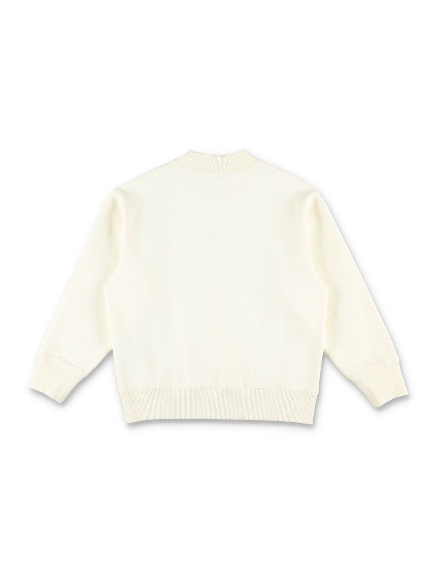 Boys White Logo Sweatshirt 2
