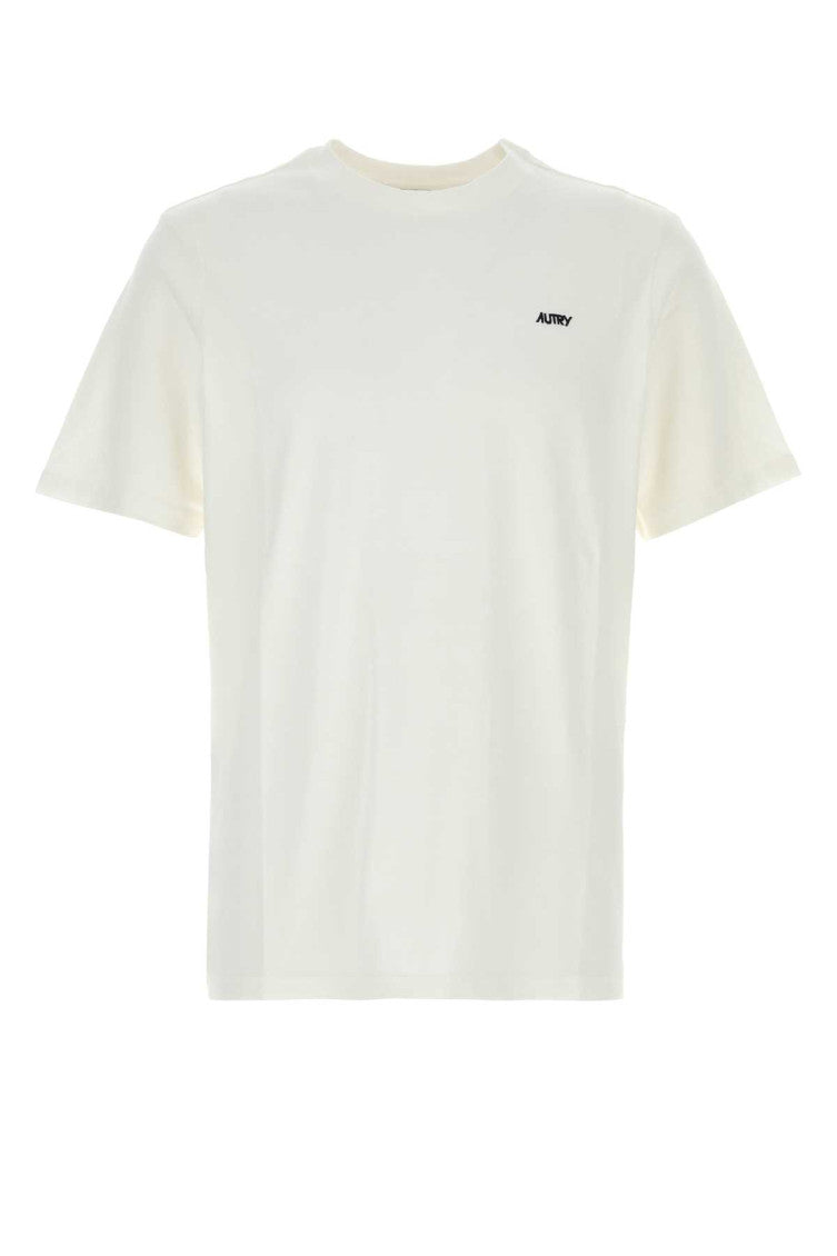 White Embroidery Logo T-Shirt 1