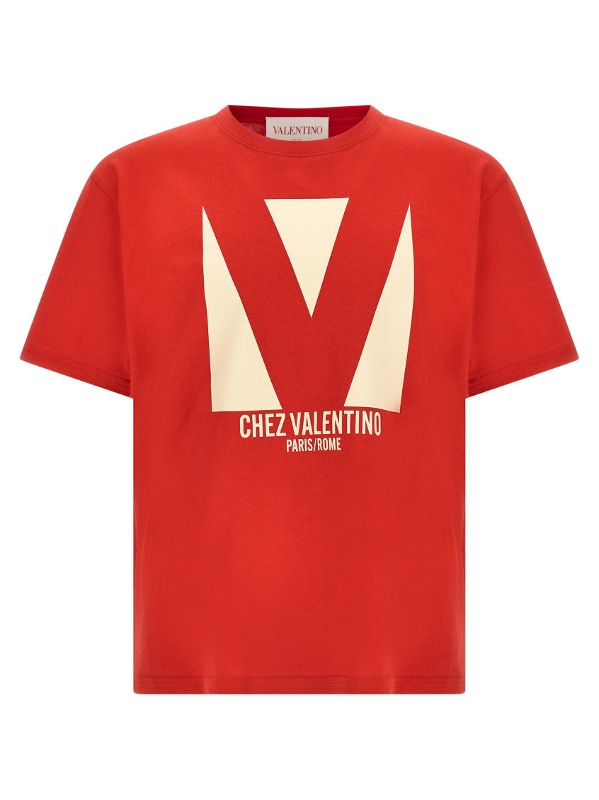 Red Chez Valentino T-Shirt 1