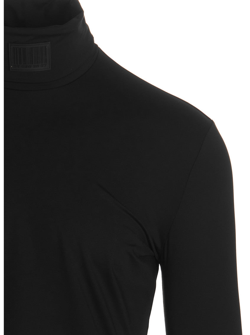 Black Logo lycra sweater 3