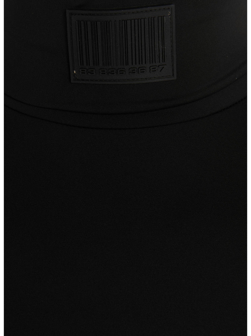 Black Logo lycra sweater 4