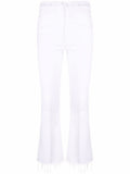 White Flared Ankle Denim Jeans 1