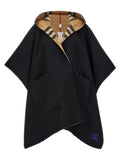 Multicolor Reversible Hooded Cape 1