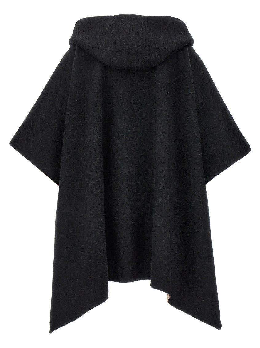 Multicolor Reversible Hooded Cape 3