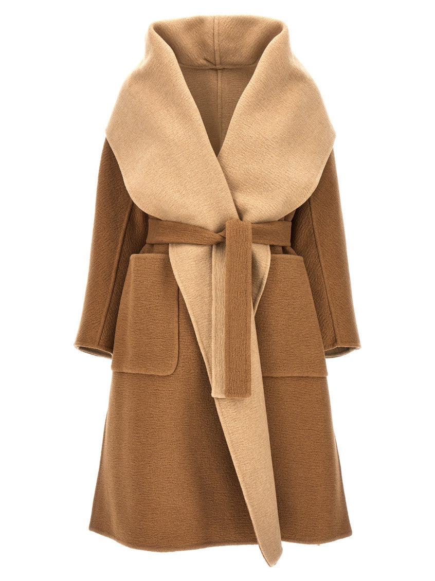 Brown Senna Wool Coat 1
