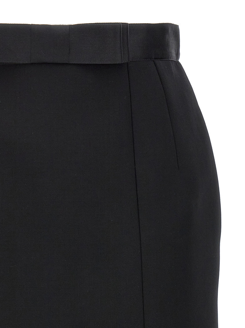 Black Wool pencil skirt 3