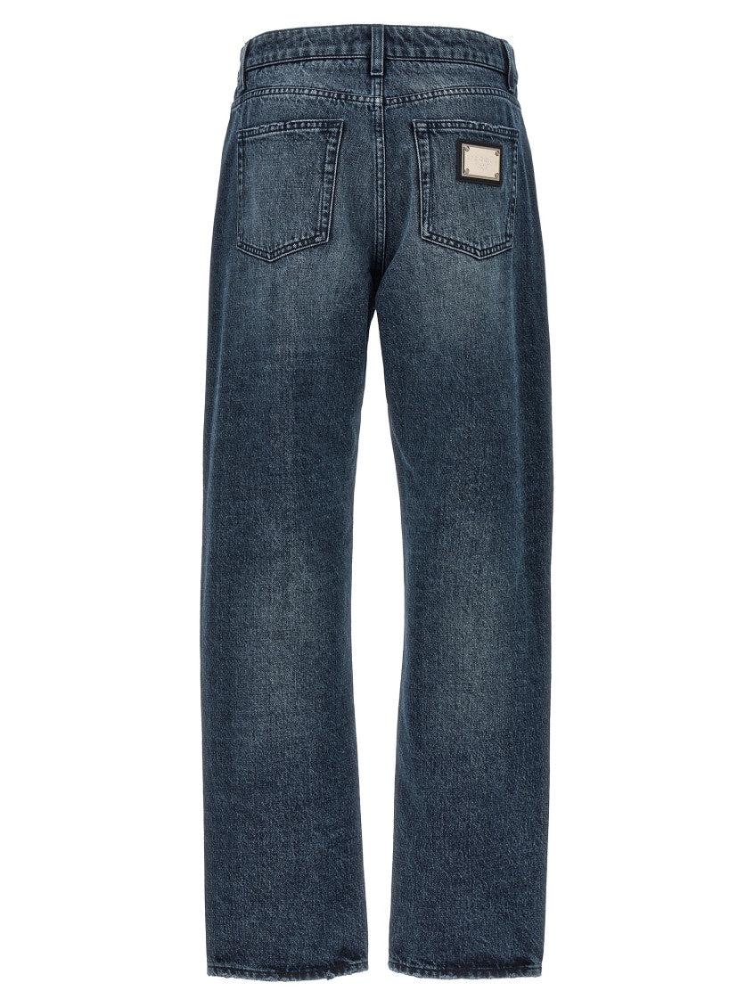 Navy Blue Boyfriend Jeans 2