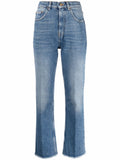 Blue Blue faded cropped jeans 1
