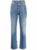 Blue Blue faded cropped jeans 1