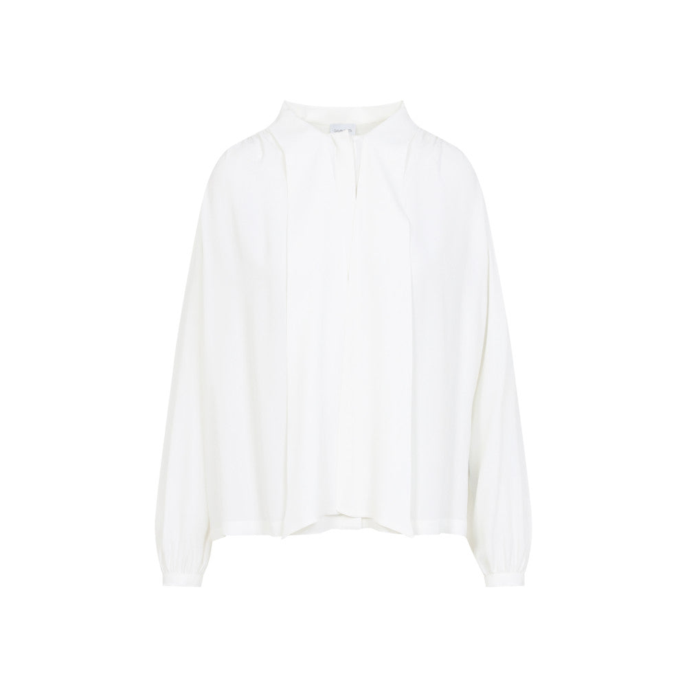 White Silk Blouse 1