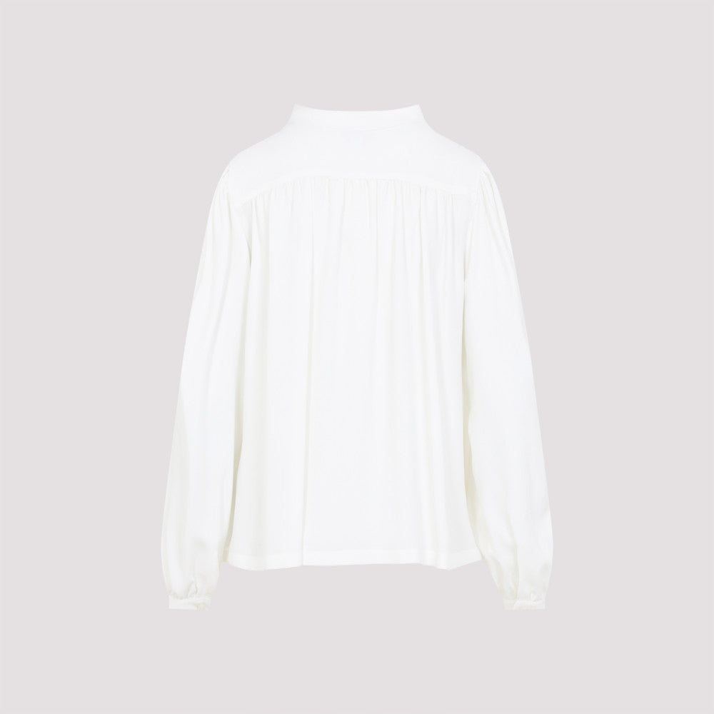 White Silk Blouse 4